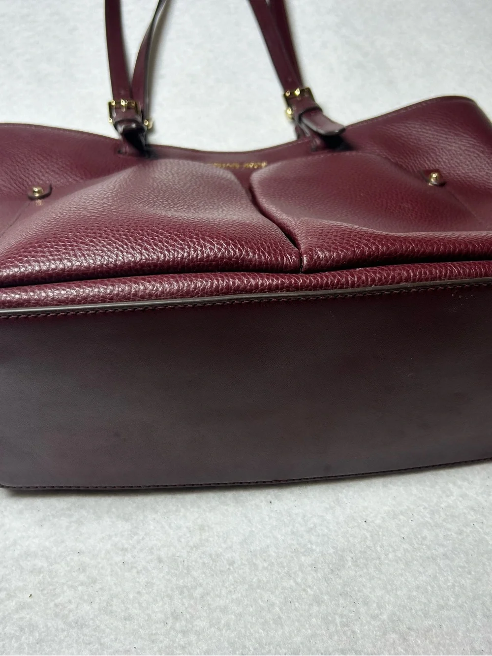 Michael Kors Burgundy jet set travel bag purse tote